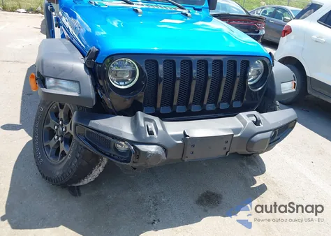 2022 Jeep Wrangler Unlimited Willys 4X4 from USA, damaged, VIN 1C4HJXDM6NW141603